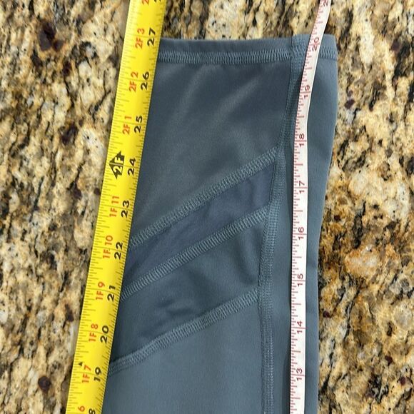 ALO Yoga Elevate High Rise Cropped Leggings In Green Tint Size S - Picture 7 of 8